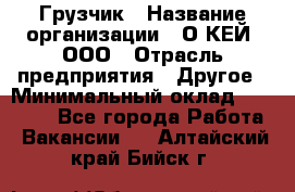 Грузчик › Название организации ­ О’КЕЙ, ООО › Отрасль предприятия ­ Другое › Минимальный оклад ­ 25 533 - Все города Работа » Вакансии   . Алтайский край,Бийск г.